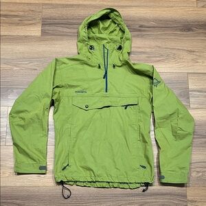 Norrona Men’s Svalbard Cotton Anorak in Green Meadow Size Small